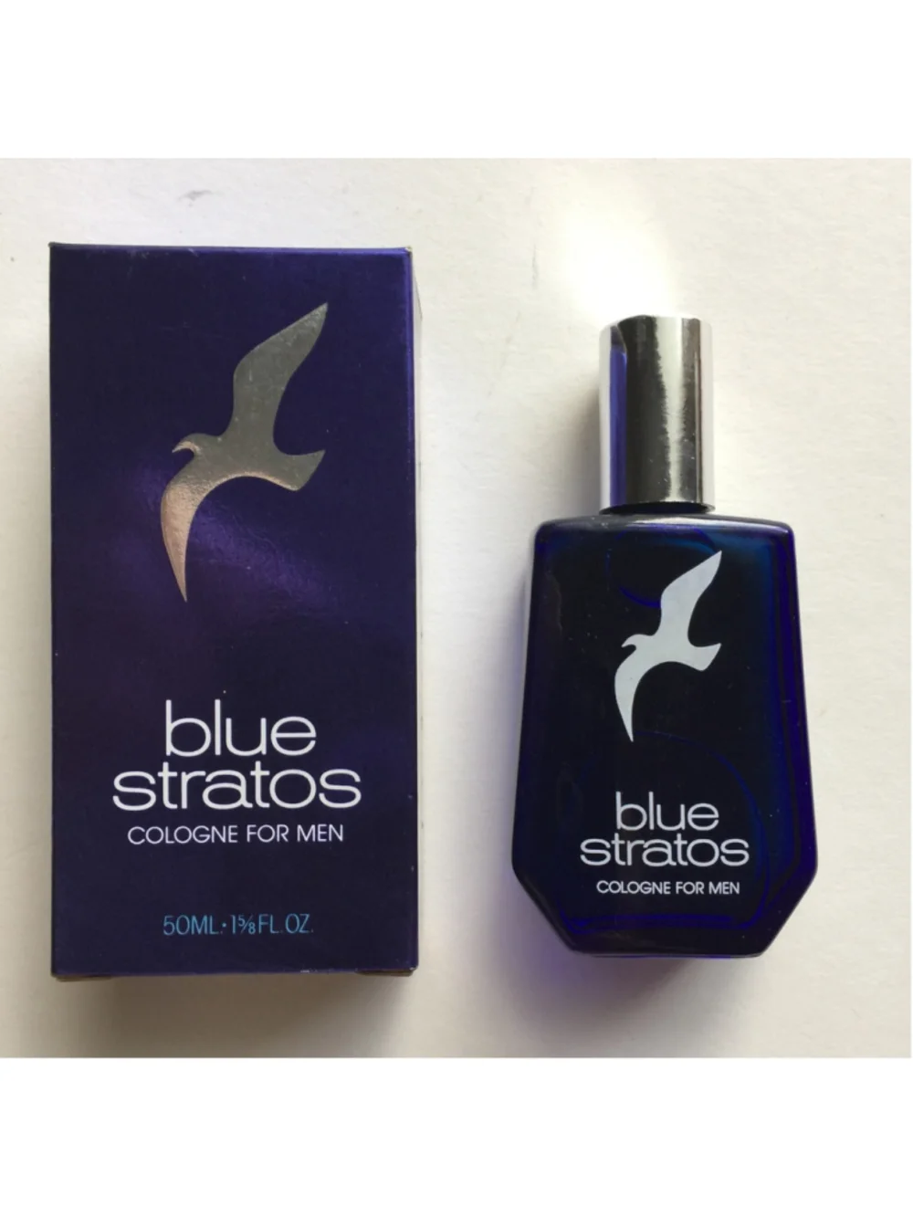 Vintage Cologne Blue Stratos Original Formula Shulton Old Spice NOS